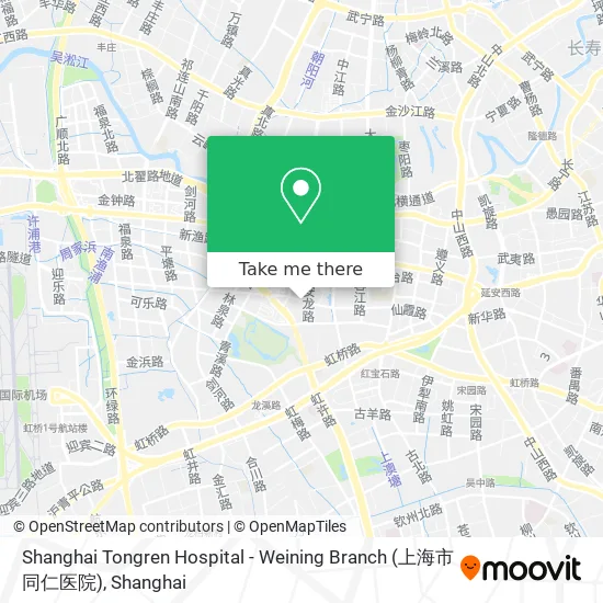 Shanghai Tongren Hospital - Weining Branch (上海市同仁医院) map