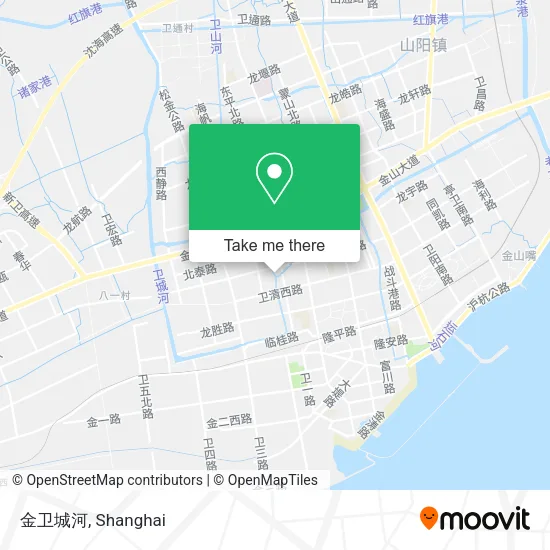 金卫城河 map