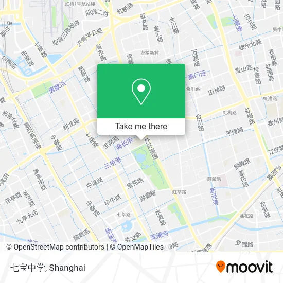 七宝中学 map