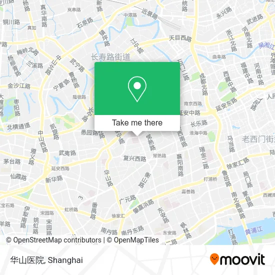 华山医院 map