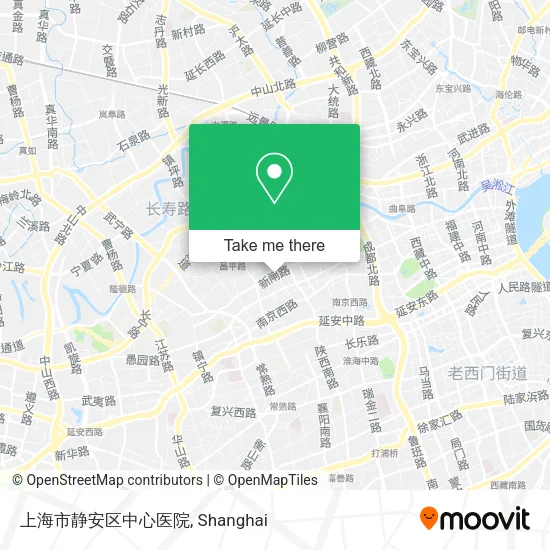 上海市静安区中心医院 map