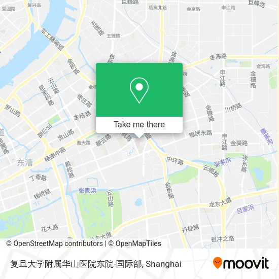 复旦大学附属华山医院东院-国际部 map