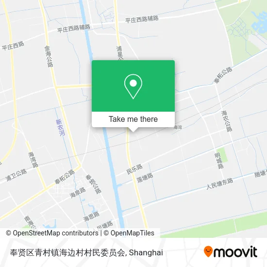 奉贤区青村镇海边村村民委员会 map