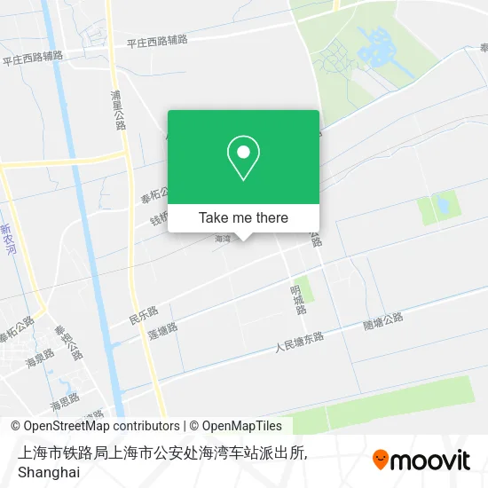 上海市铁路局上海市公安处海湾车站派出所 map