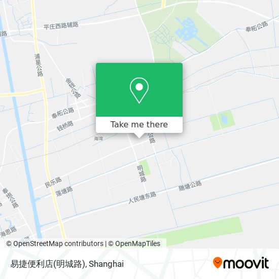 易捷便利店(明城路) map