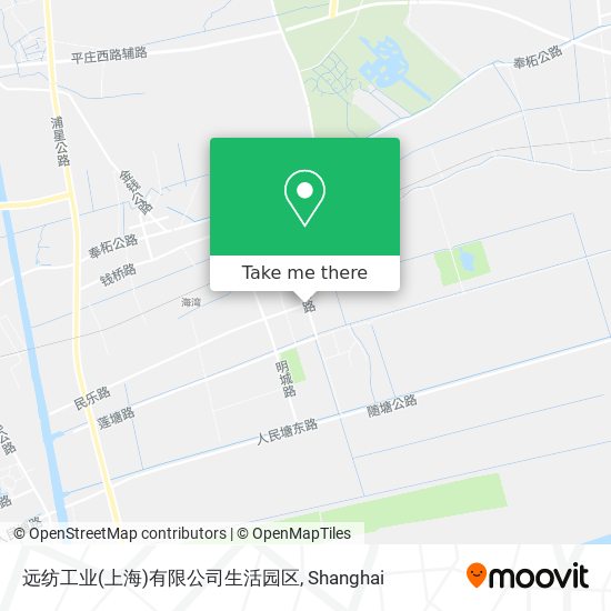 远纺工业(上海)有限公司生活园区 map