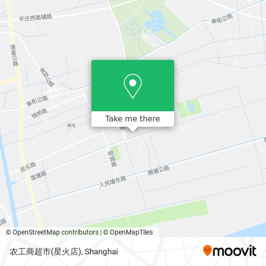 农工商超市(星火店) map