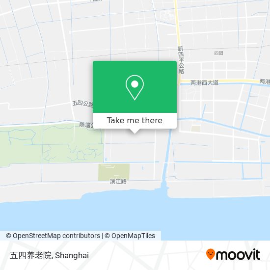 五四养老院 map