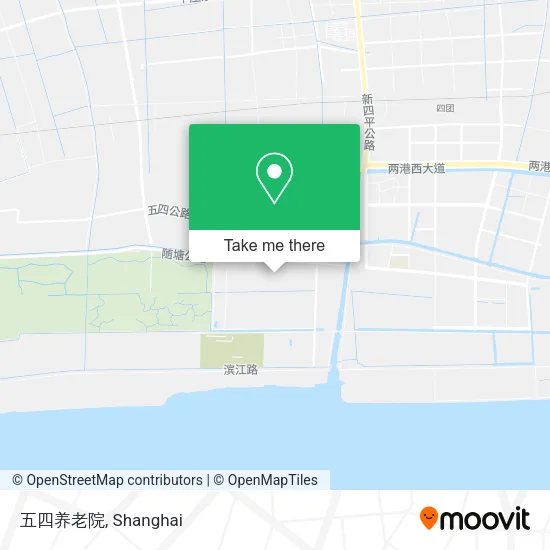 五四养老院 map