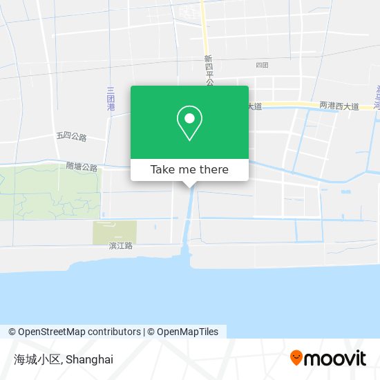 海城小区 map