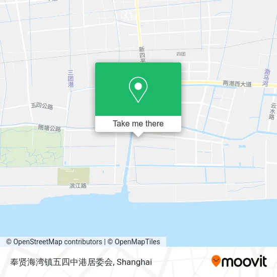 奉贤海湾镇五四中港居委会 map