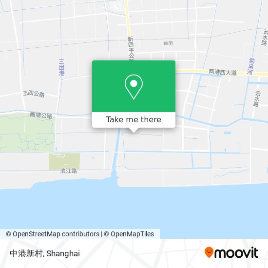中港新村 map