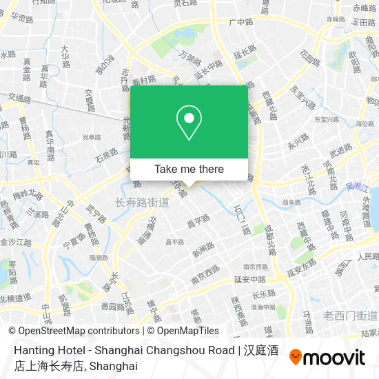 Hanting Hotel - Shanghai Changshou Road | 汉庭酒店上海长寿店 map