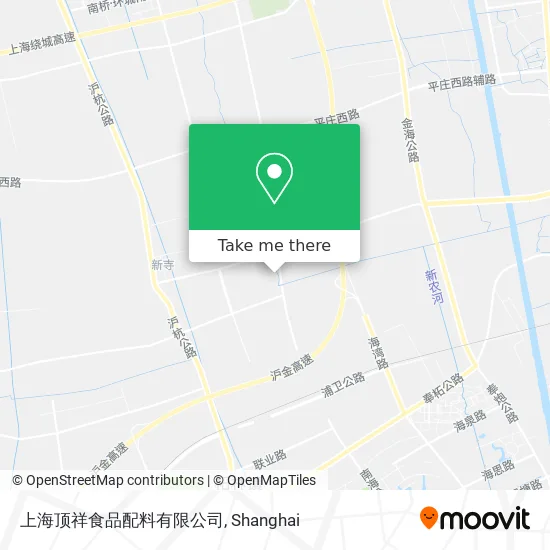 上海顶祥食品配料有限公司 map