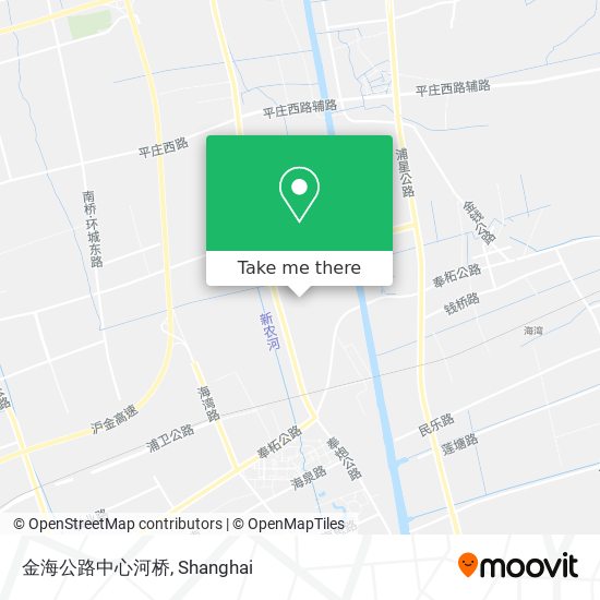 金海公路中心河桥 map