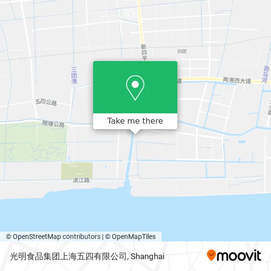 光明食品集团上海五四有限公司 map