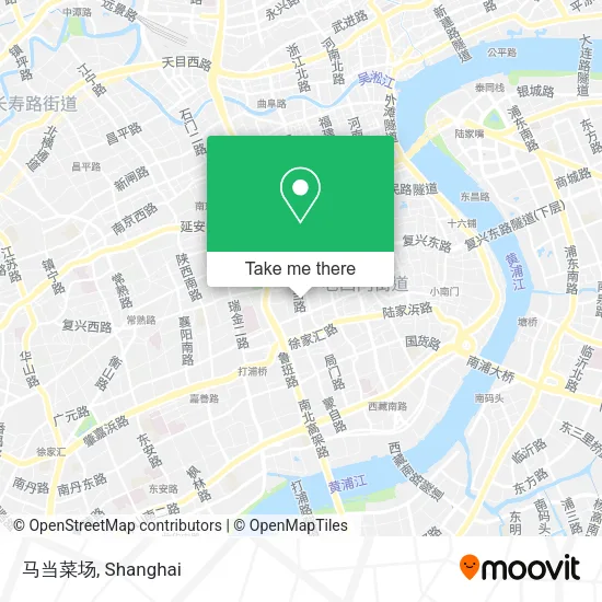 马当菜场 map