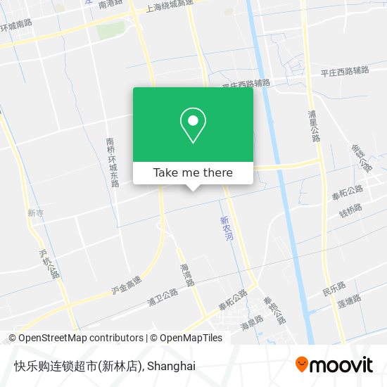 快乐购连锁超市(新林店) map