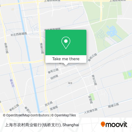 上海市农村商业银行(钱桥支行) map