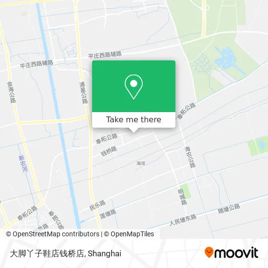 大脚丫子鞋店钱桥店 map