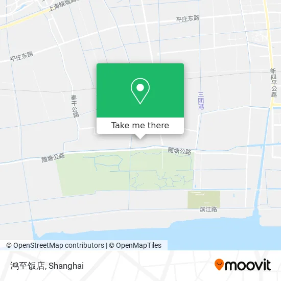 鸿至饭店 map