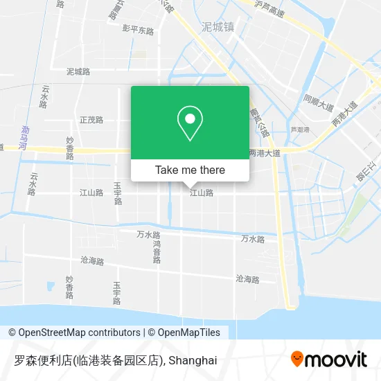 罗森便利店(临港装备园区店) map