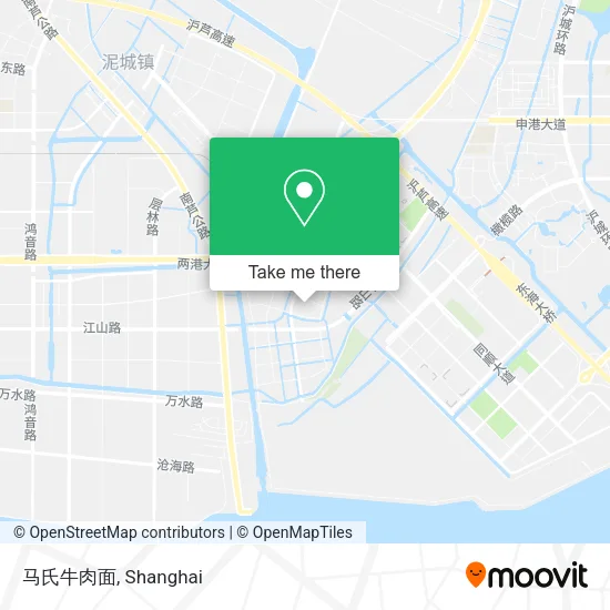 马氏牛肉面 map