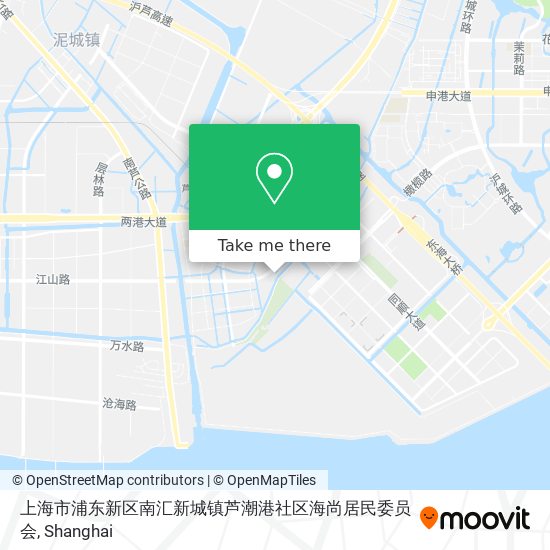上海市浦东新区南汇新城镇芦潮港社区海尚居民委员会 map