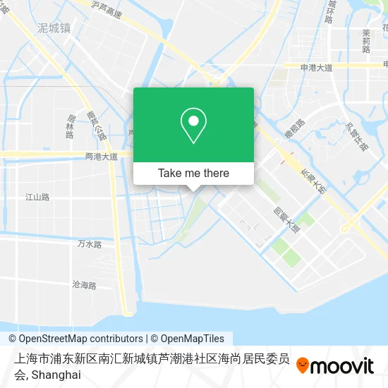 上海市浦东新区南汇新城镇芦潮港社区海尚居民委员会 map