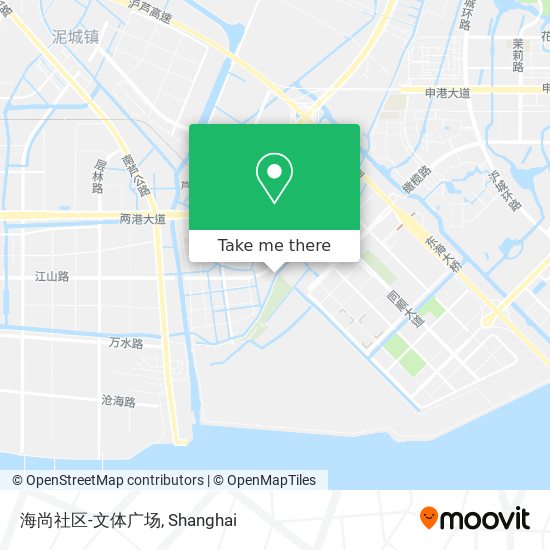 海尚社区-文体广场 map