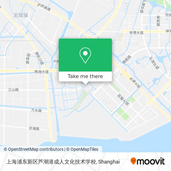 上海浦东新区芦潮港成人文化技术学校 map