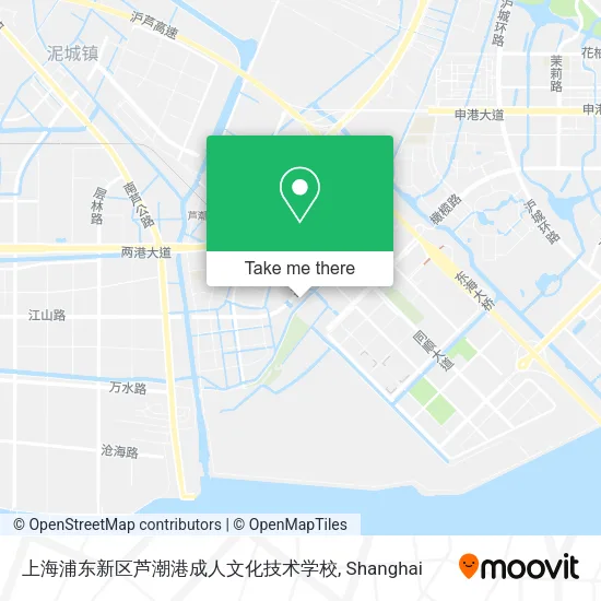 上海浦东新区芦潮港成人文化技术学校 map