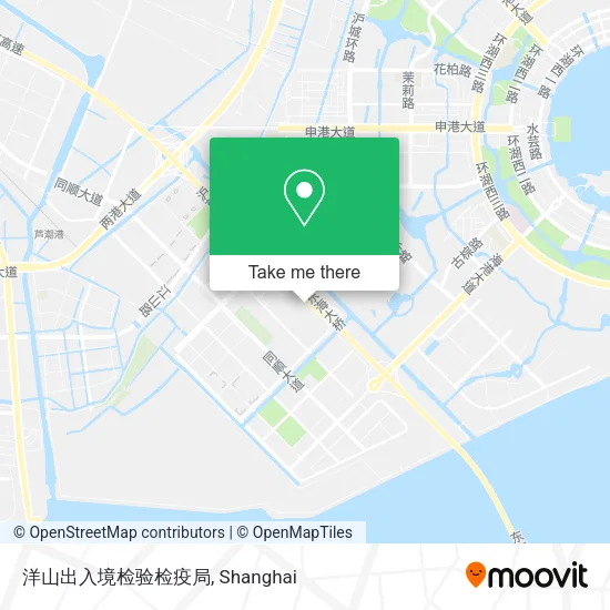 洋山出入境检验检疫局 map