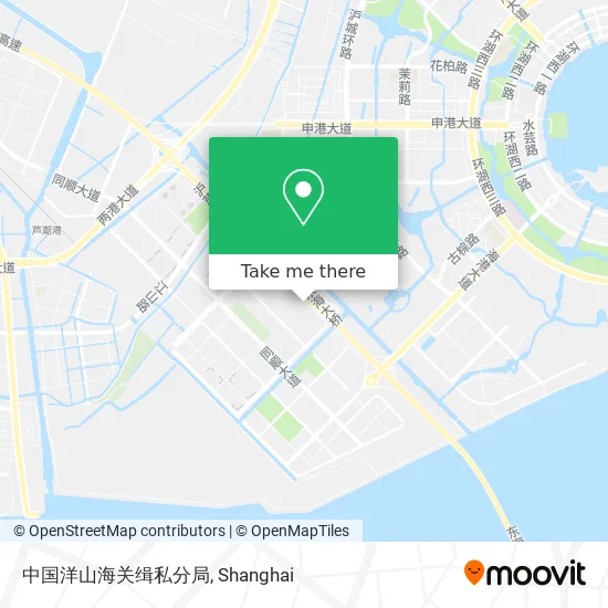 中国洋山海关缉私分局 map