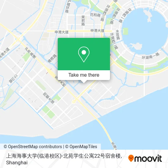 上海海事大学(临港校区)-北苑学生公寓22号宿舍楼 map
