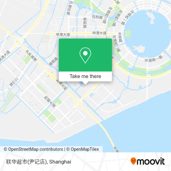 联华超市(尹记店) map