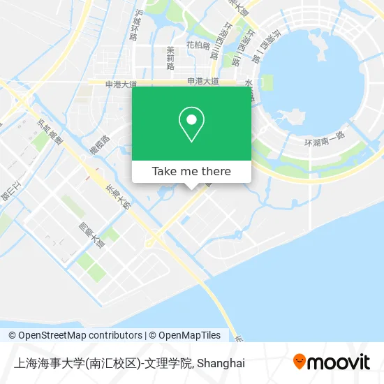 上海海事大学(南汇校区)-文理学院 map
