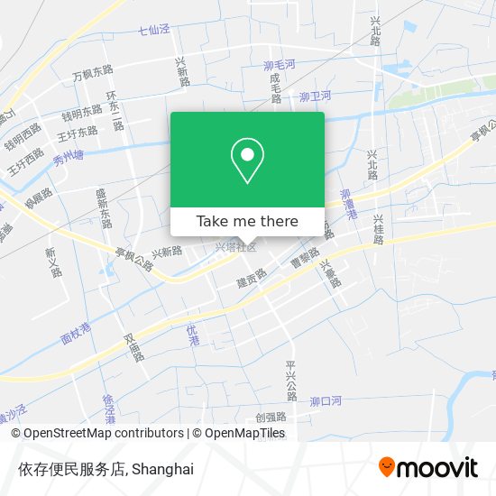 依存便民服务店 map