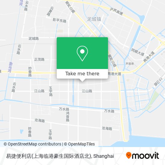 易捷便利店(上海临港豪生国际酒店北) map