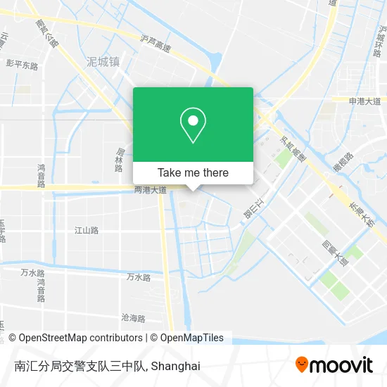 南汇分局交警支队三中队 map