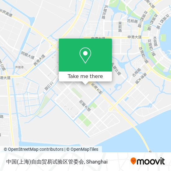 中国(上海)自由贸易试验区管委会 map