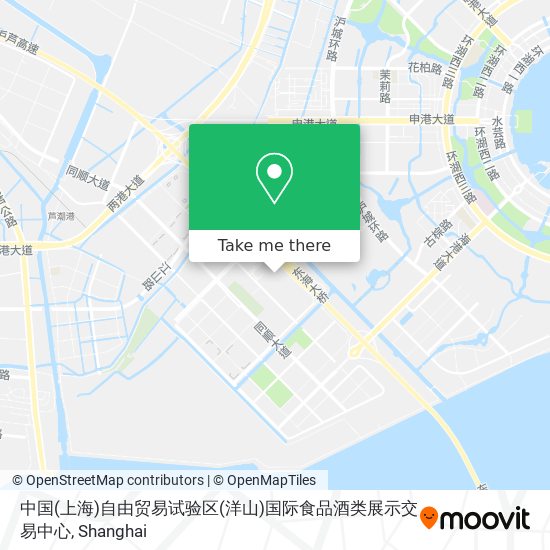 中国(上海)自由贸易试验区(洋山)国际食品酒类展示交易中心 map