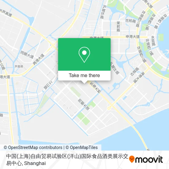 中国(上海)自由贸易试验区(洋山)国际食品酒类展示交易中心 map