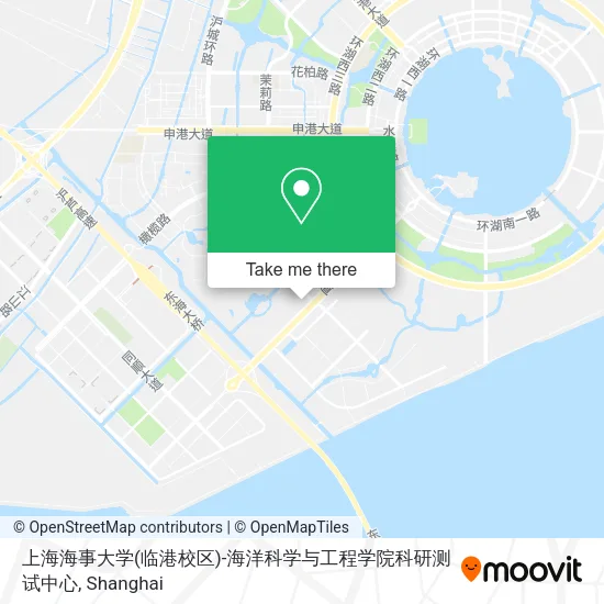 上海海事大学(临港校区)-海洋科学与工程学院科研测试中心 map