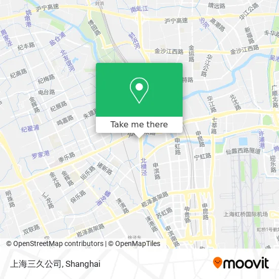 上海三久公司 map