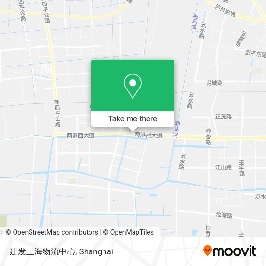 建发上海物流中心 map
