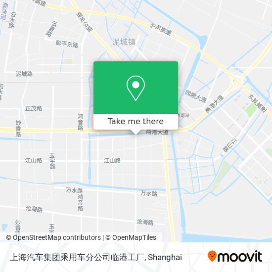 上海汽车集团乘用车分公司临港工厂 map