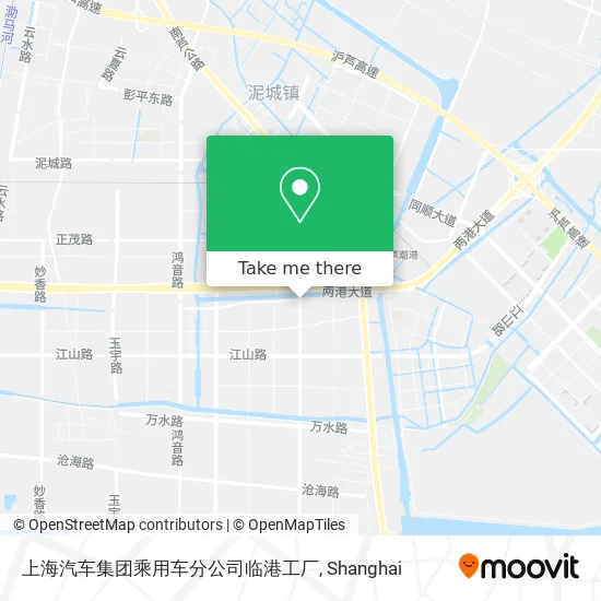 上海汽车集团乘用车分公司临港工厂 map