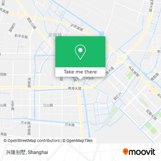 兴隆别墅 map