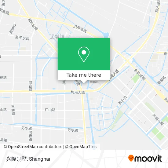兴隆别墅 map